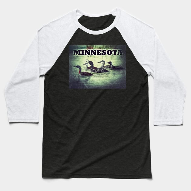 Minnesota Loons Baseball T-Shirt by Matt Starr Fine Art